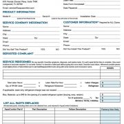 AquaComfort Warranty Claim Form