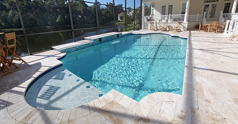 Residential swimming pool