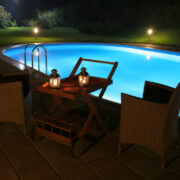 Pool UV sanitation system without sunlight.