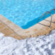 inspect a pool after a winter storm