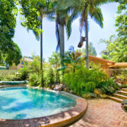 pool looks stunning with pool products to make water clean and refreshing